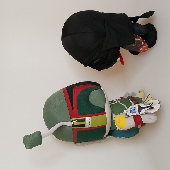 A Bundle of Boba Fett and Dark Vader Plushies from Star Wars - Picture 3 of 7